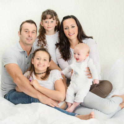 Family with young children